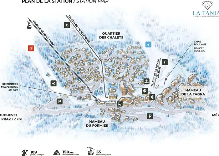 Renove Skis Aux Pieds, Parking Inclus - Fr-1-864-5 쿠쉐벨